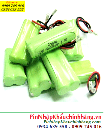 Pin đèn Exit thoát hiểm 2.4v-AAA550mAh, Pin đèn Sự cố khẩn cấp 2.4v-AAA550mAh, Pin sạc NiMh 2.4v-AAA550mAh chính hãng